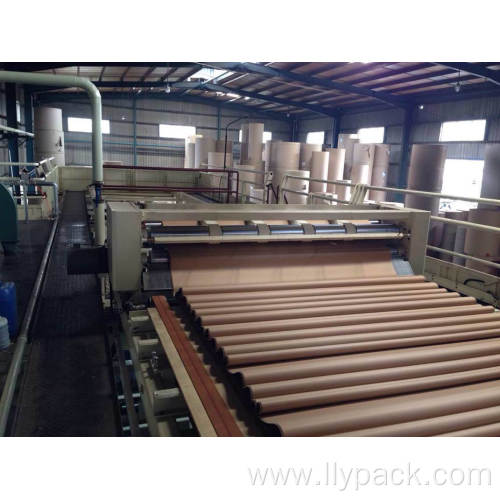 high speed 3 ply corrugated carton production line